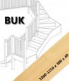 Schodišťový stupeň - Buk